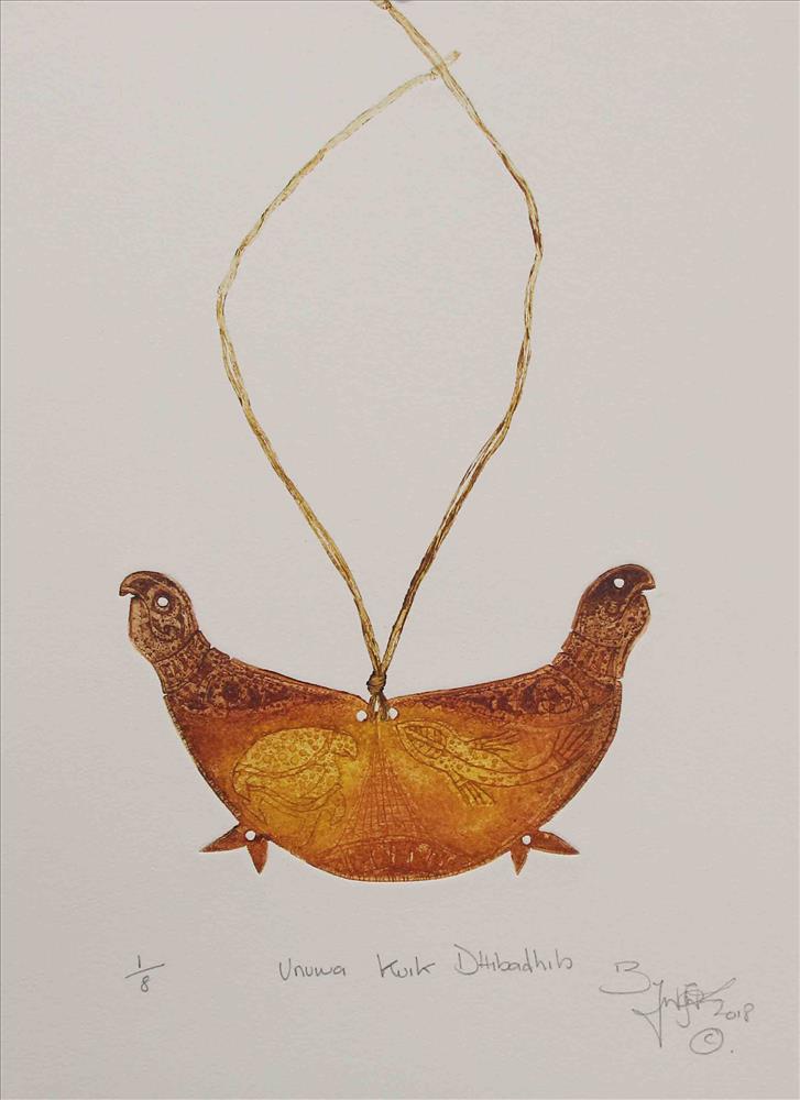 Unuwa Kuyk Dhibadhib (Turtle egg Chest Plate)